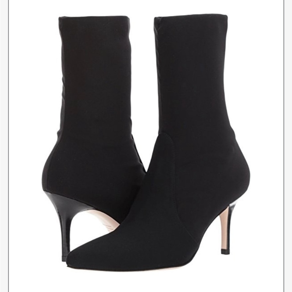 Stuart Weitzman Axiom Black Heeled Booties
